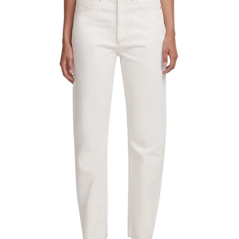 Agolde 90s Pinch Waist Jean Off White